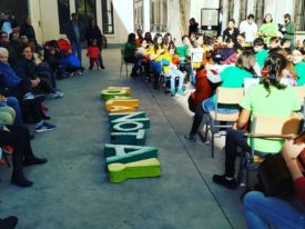 Día Artístico Comunitario en el CEIP Santa María con DaLaNota